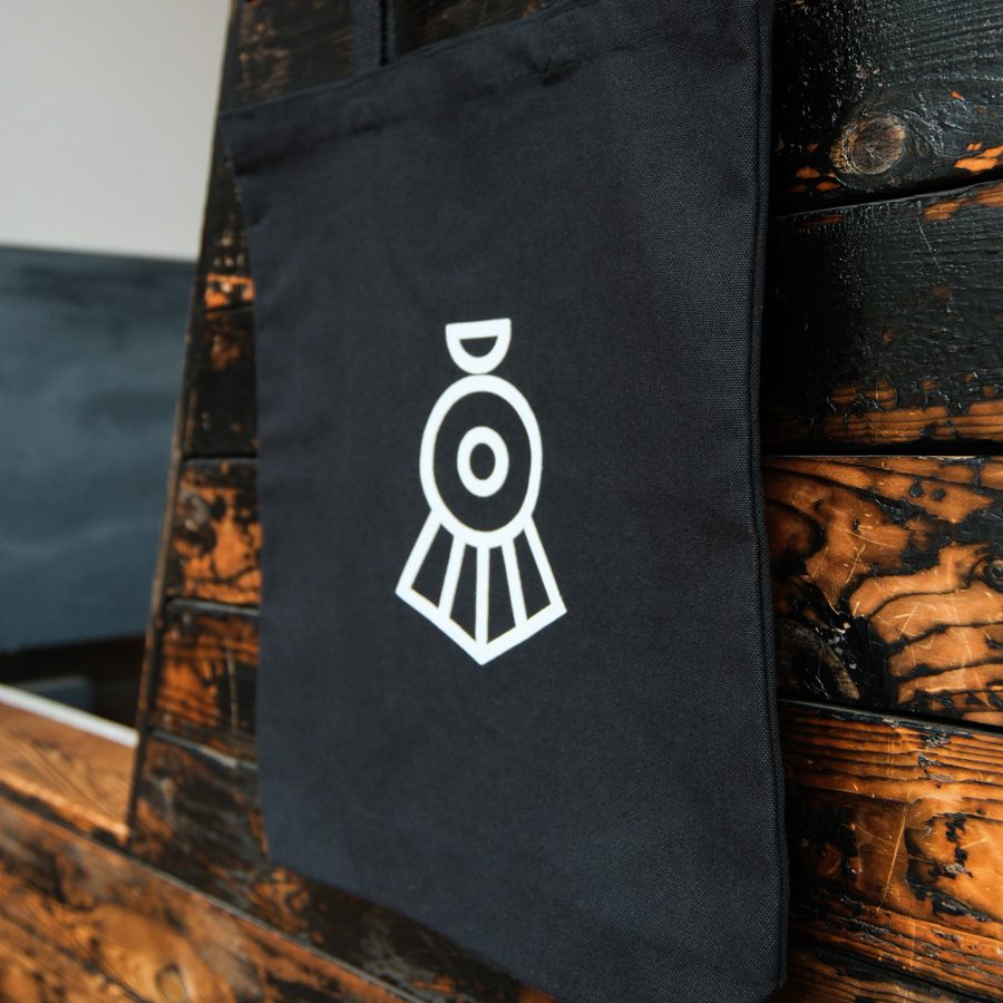 Timbertrain Cotton Tote - Black - Image 2