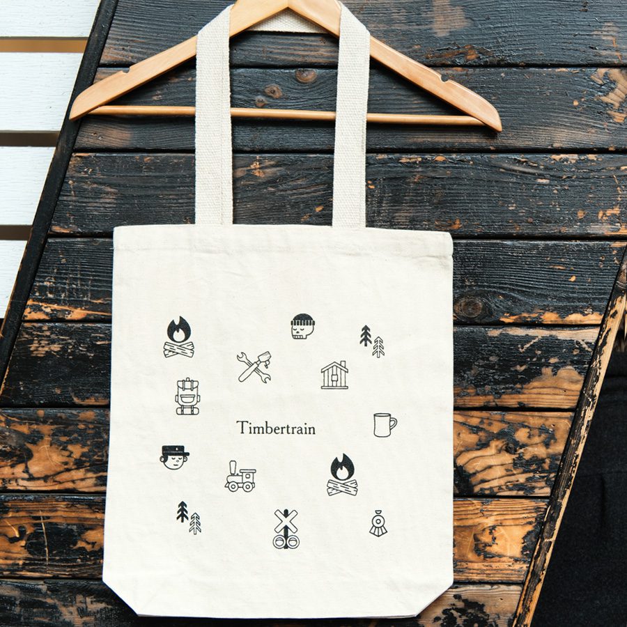 Timbertrain Cotton Tote - Natural